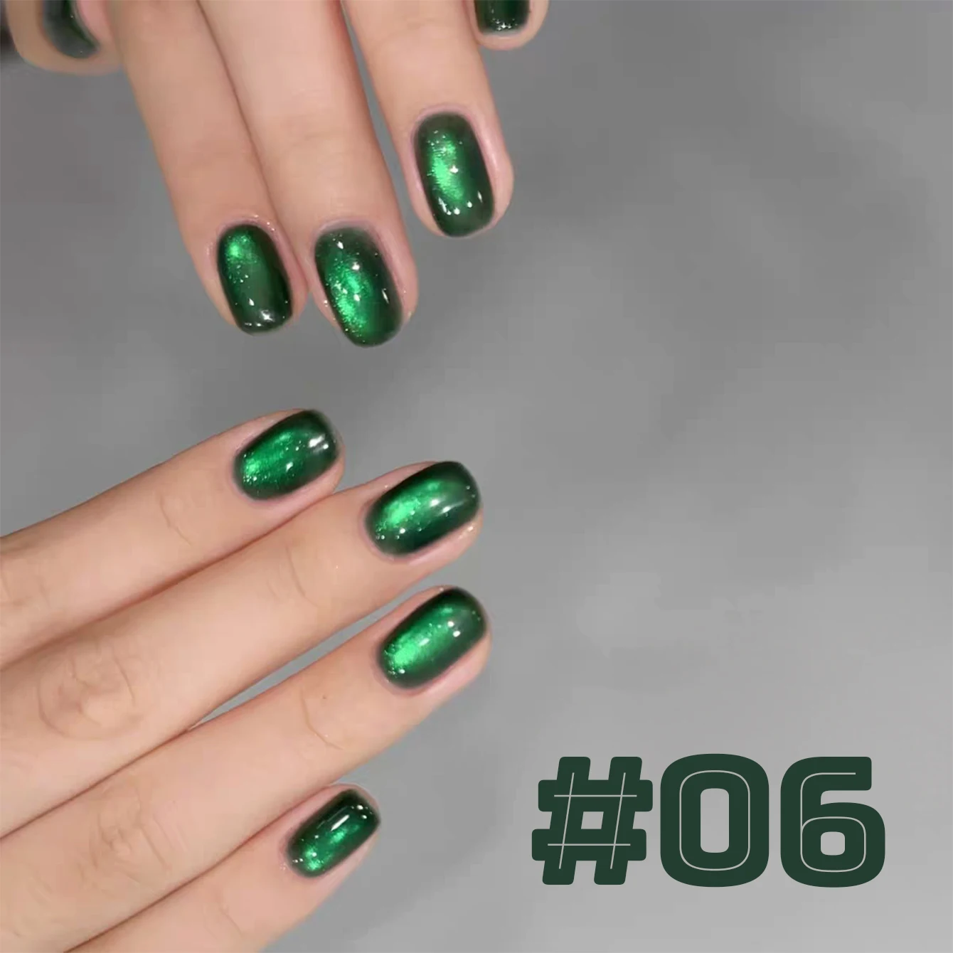 1pcs WS High-dentisy Blue Pink Brown Red Gold Glass Bead Cat Eye Gel Nail Polish Whitening Popular Nail Art Nail Supplies