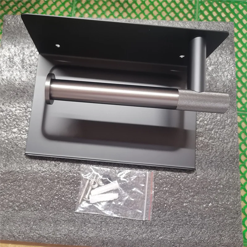 

A04G-двойной держатель из нержавеющей стали, настенная стойка для рулона туалетной бумаги, подставка для мобильного телефона для ванной комнаты, для домашнего использования