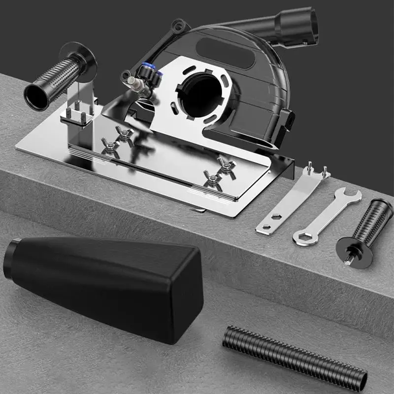 Dust Free Angle Grinder Stand, for Tile 45° Adjustable Chamfer Cutting Holder, for 100-125mm Angle Grinder Machine Base Tools