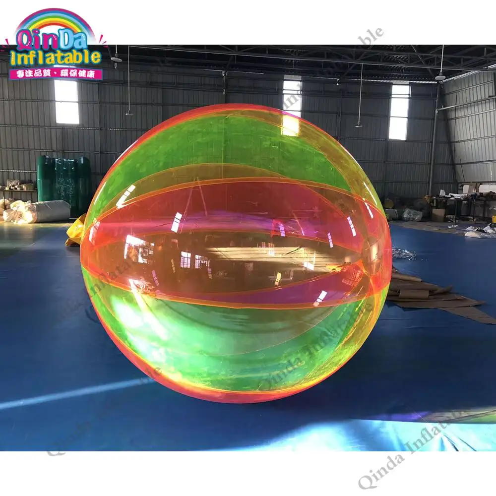 Free Air Pump Water Pool Toys Inflatable Floating Water Ball,Wear-Resistant Inflatable Water Walking Ball With Zipper