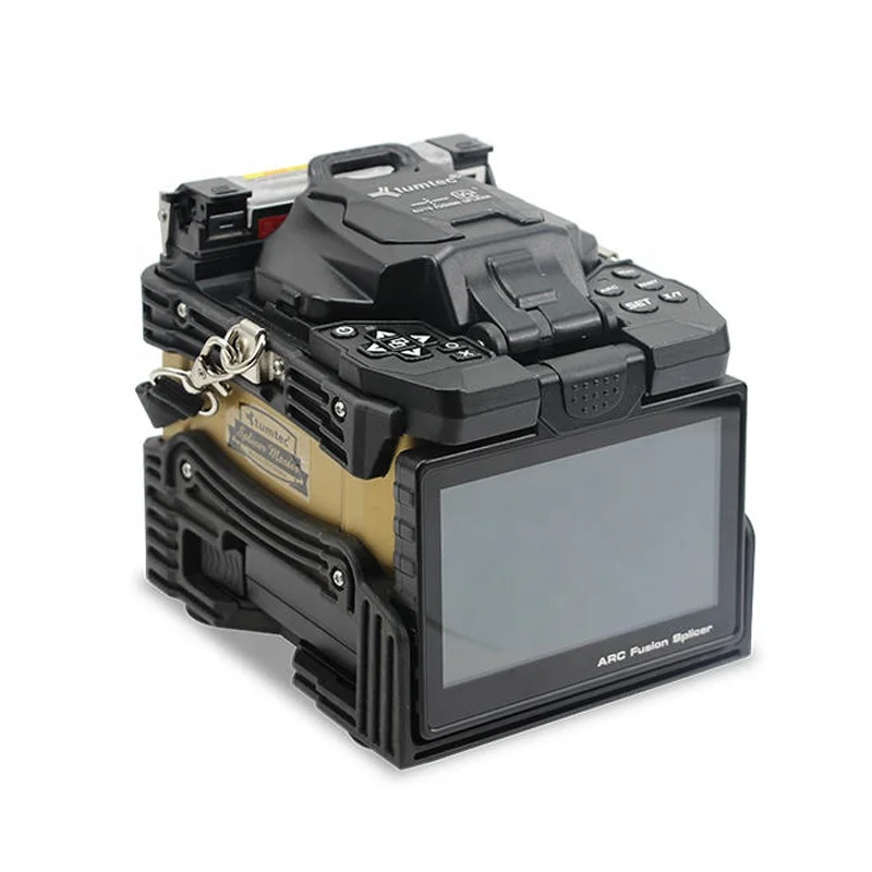 tumtec V9 V9+  6 motor arc optical fiber fusion splicer machine core to core alignment tumtec V9+ splicing machine