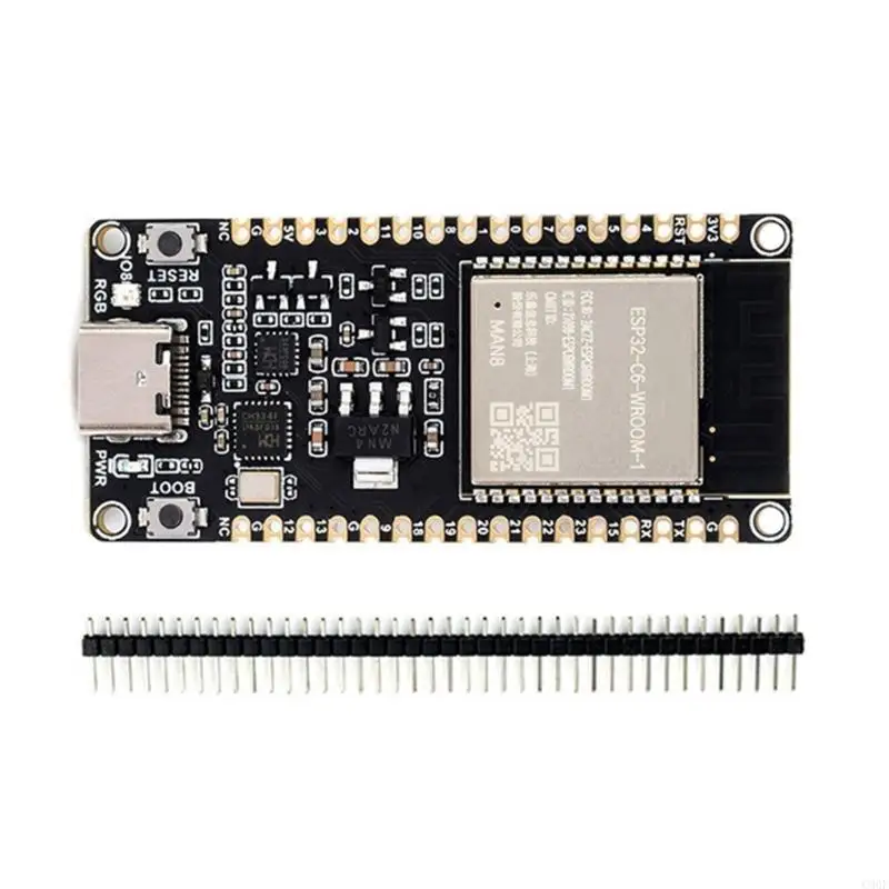 

C90F Advanced Development Module ESP32C6-WROOM-1-N8 WiFi6+ BTcompatible5.0 + IEEE802.15.4 for Industrial Applications