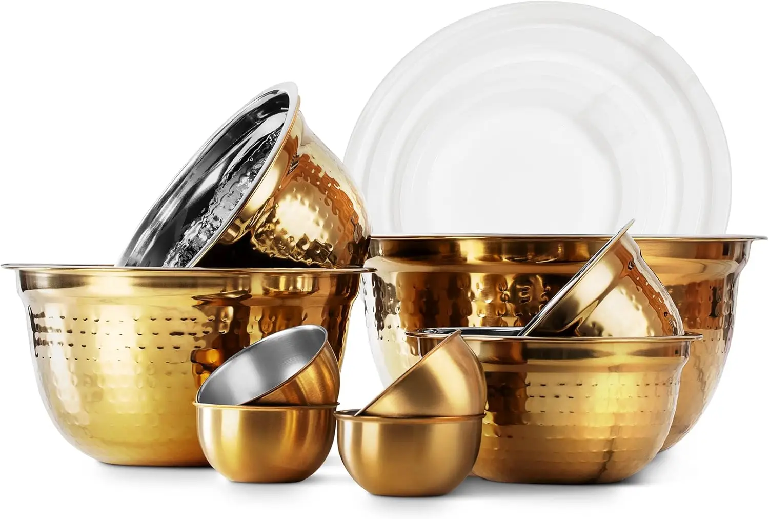 

18 Piece Mixing Bowls Set with Airtight Lids, Stainless Steel Bowl Organizers, Food Storage Containers, Meal Pre