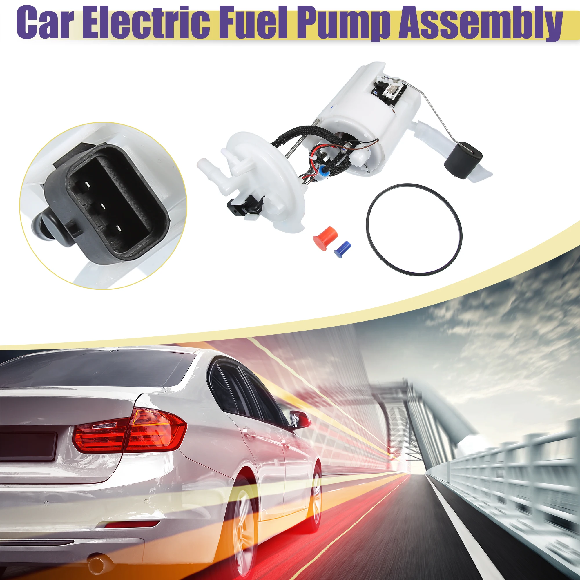 X Autohaux Electric Fuel Pump Replacement Module Assembly Fit for Hyundai Sonata 2.4L 2011-2014 No.311103Q600-Pack of 2