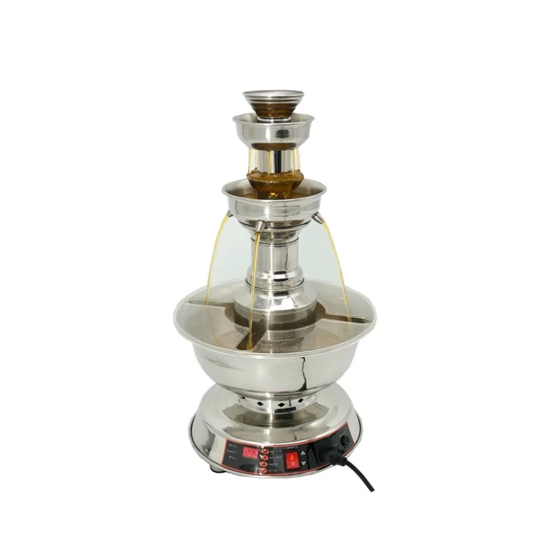 Stainless steel 3-Tier Electric Cocktail Red Wine Drinking Fountain Beverage Beer Party fountain drink machines for sale