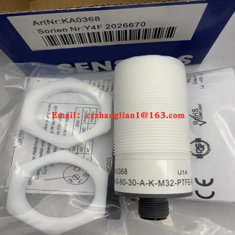 brand new Proximity switch KAS-80-30-A-K-M32-PTFE-Y3 KAS-80-30-A-K-M32-PTFE-Y5   Complete models Fast delivery