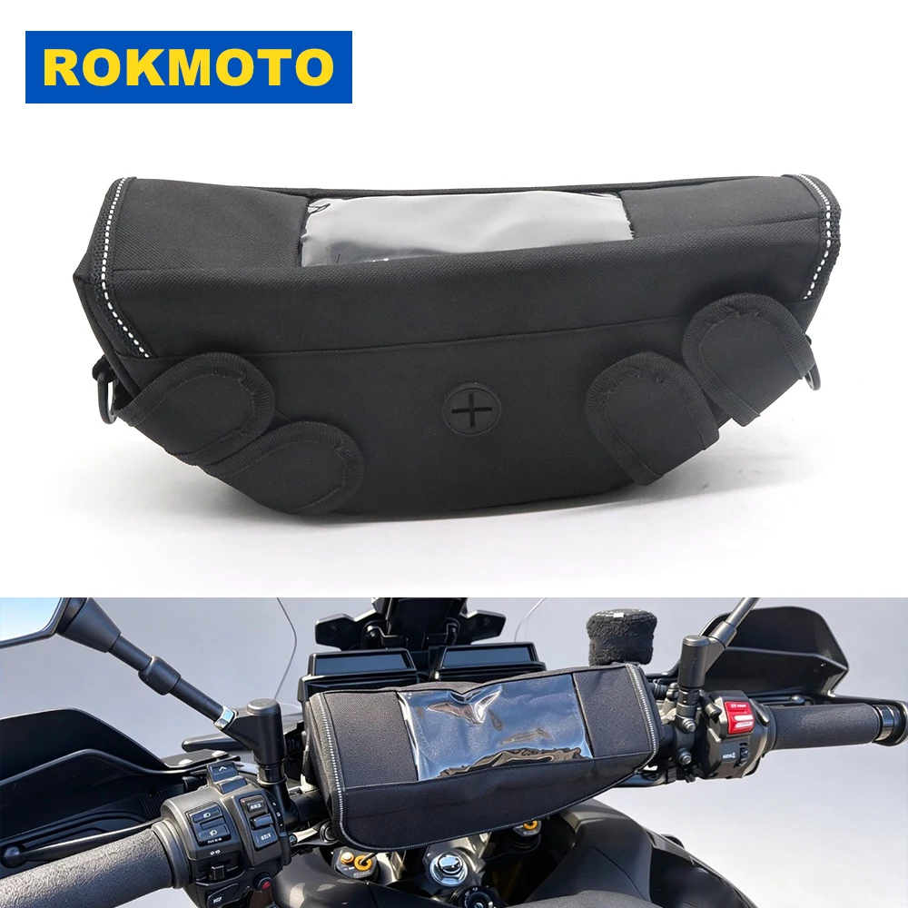 Motorcycle Handlebar Travel Bag Storage Bag Tool Bag For Moto Guzzi V85TT V9 Roamer Bobber V85 TT V7 Stone Special