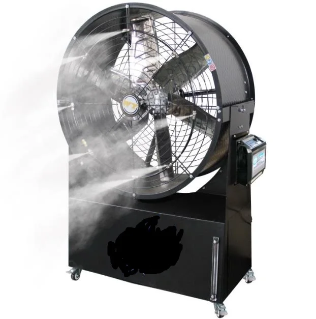 1.13m Spray Fan Permanent Magnet DC Brushless Motor Stand Fog Mist Fan For Dust Thermal Workshop And Farm