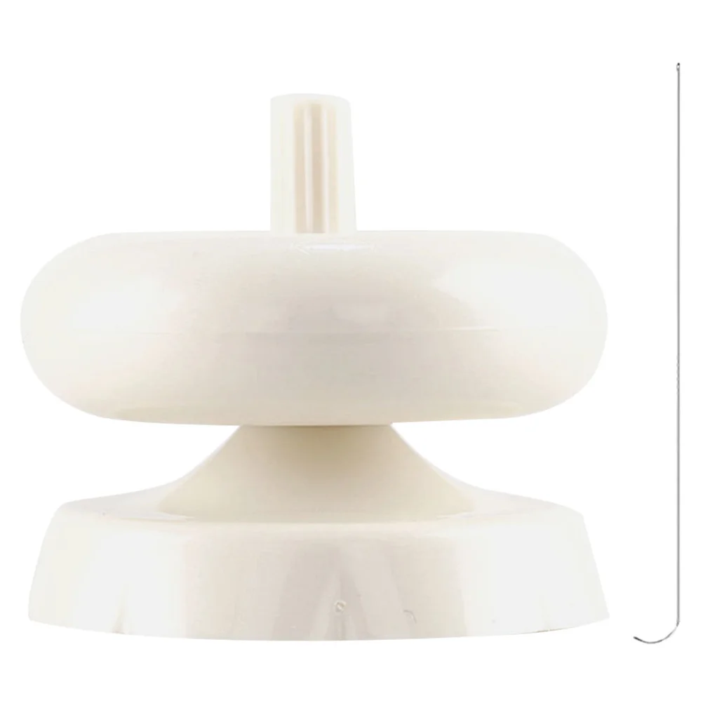 1 conjunto de plástico grânulo girador diy miçangas tigela jóias fazendo ferramenta amarrando artesanato acessórios grânulo girador