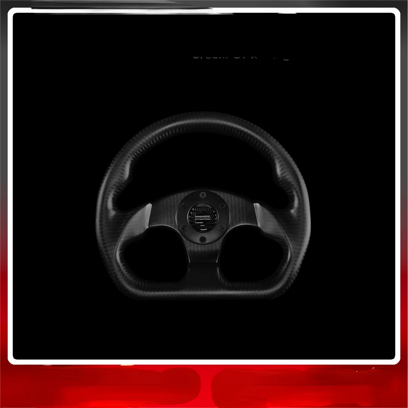 Volante de fibra de carbono, reemplazo directo, 70mm, espaciado de agujero, carbono seco y húmedo