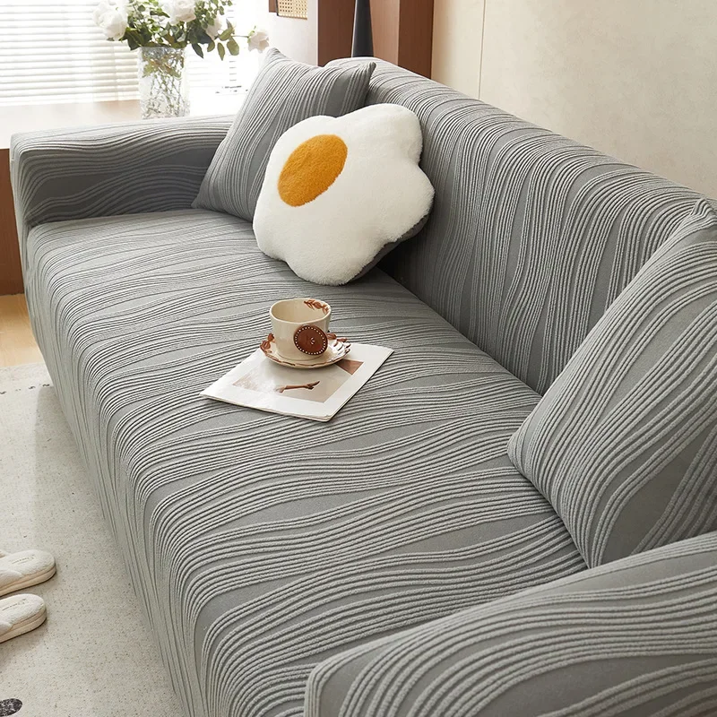 Knitted Jacquard Sofa Cover Four Seasons Universal New All Inclusive Universal Anti Cat Scratch Sofa Blanket Cover Cloth