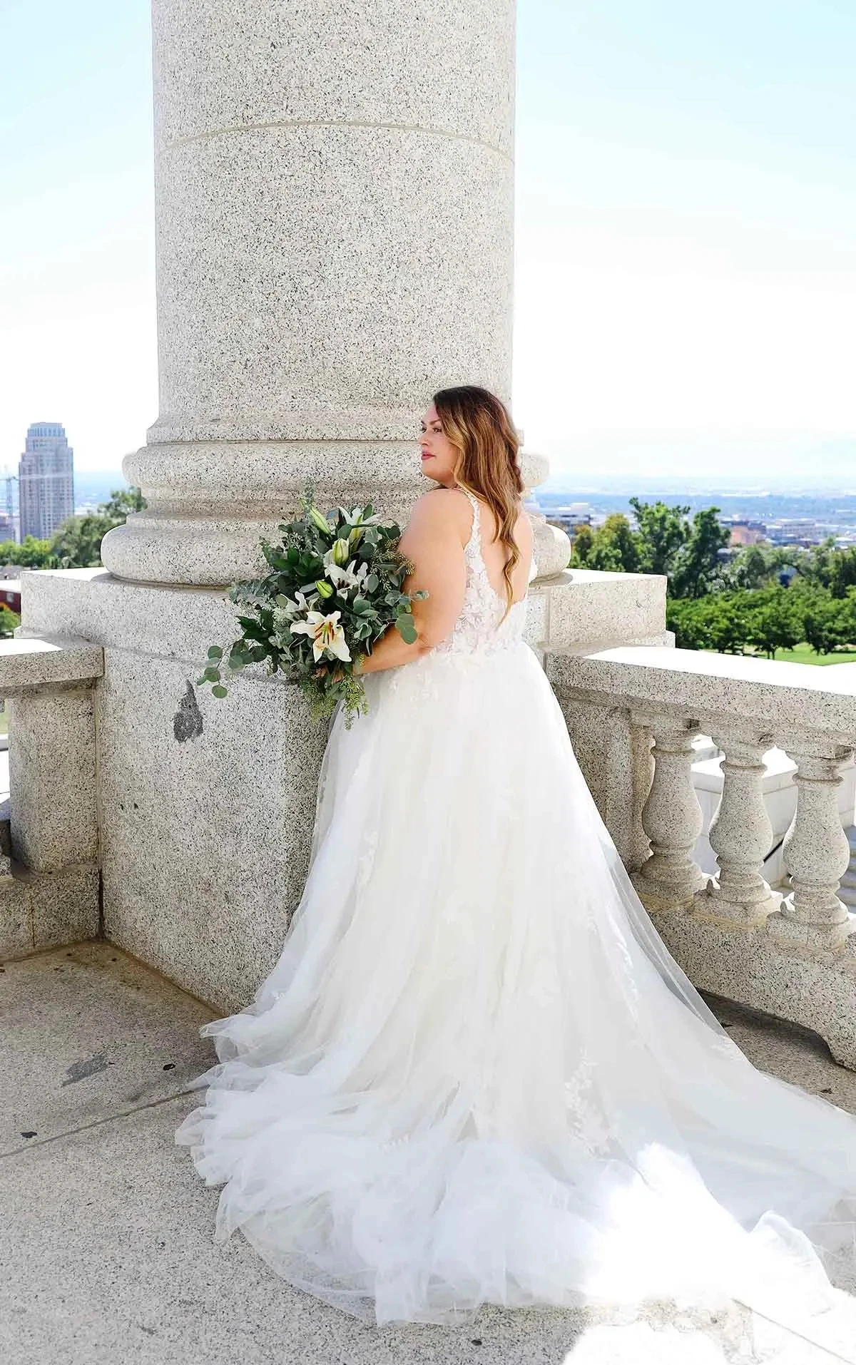 Vestidos De Novia sin espalda De talla grande, línea A, tirantes finos, apliques De tul, vestido De Novia bohemio