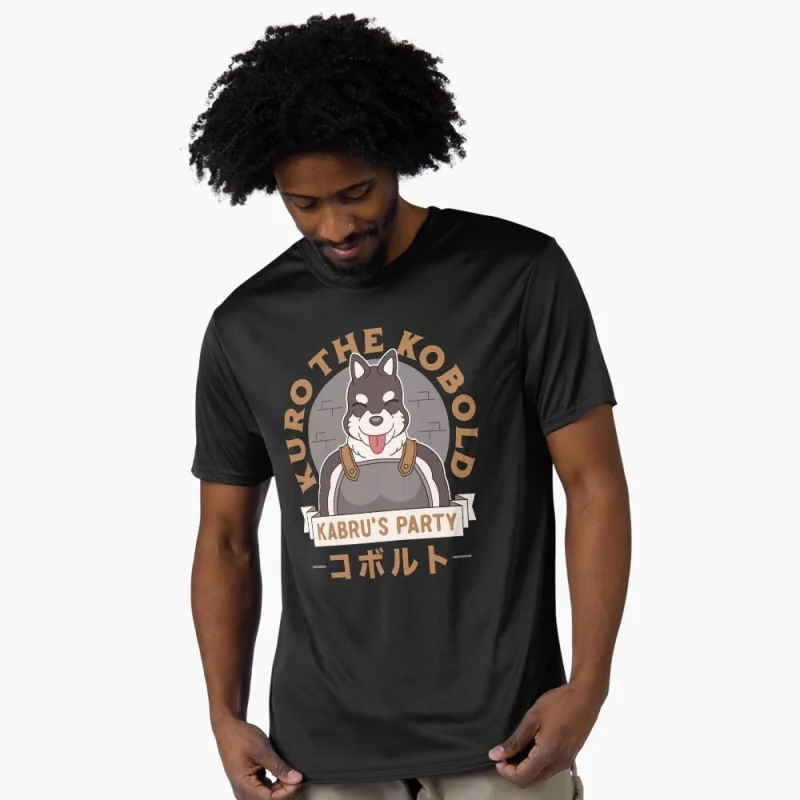 

Kuro The Kobold Emblem 0409 Delicious in Dungeon Gift T-Shirt for RPG Gamer Dungeon Meshi Graphic clothes All size tops S-6XL