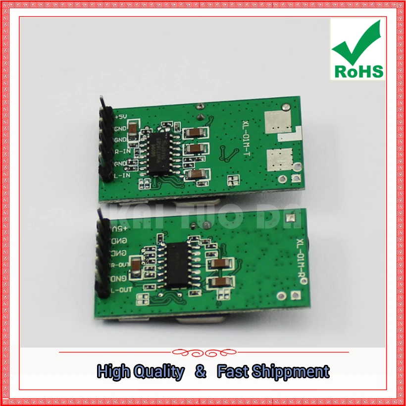 2.4G Wireless Digital Audio Module / Wireless Speaker Transceiver / Wireless Speaker Adapter A Pair Board