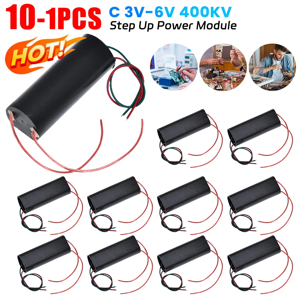 1-10PCS DC 3V-6V Boost Step Up Power Module 2A-5A 400KV High Voltage Generator Voltage Converter Step-up Voltage Regulator