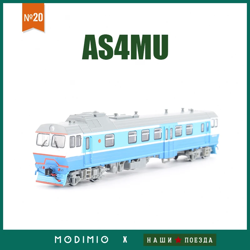 

Русская электрическая мультиблок AS4MU, пластиковая модель поезда 1/87, абсолютно новая коллекционная модель железного автомобиля JLKN020