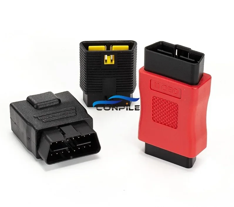 

1PC Car OBD 16pin male to female universal plug 12V/24V connector obdII extension CABLE full core power