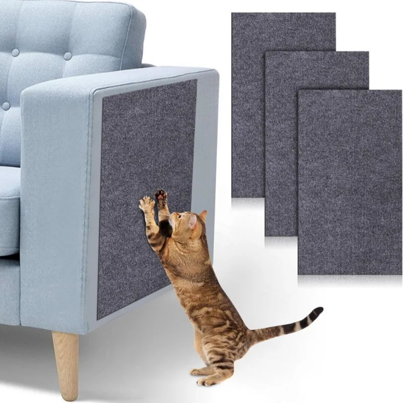 

Anti Cat Scratch Mat Trimmable Self-Adhesive Carpet Mat Pad Cat Pet Scratcher Furniture Couch Corner Indoor Sofa Wall Protector