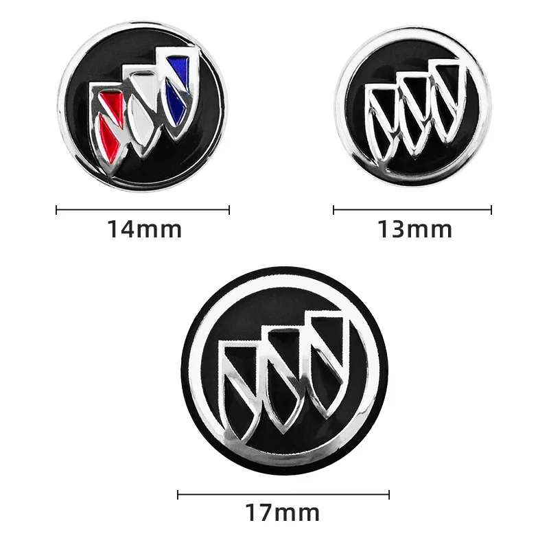 Pegatinas de aluminio para llaves de coche, decoración con emblema para Buick GL8 GL6 Park Avenue royaum enclave LaCrosse Verano Excelle GT
