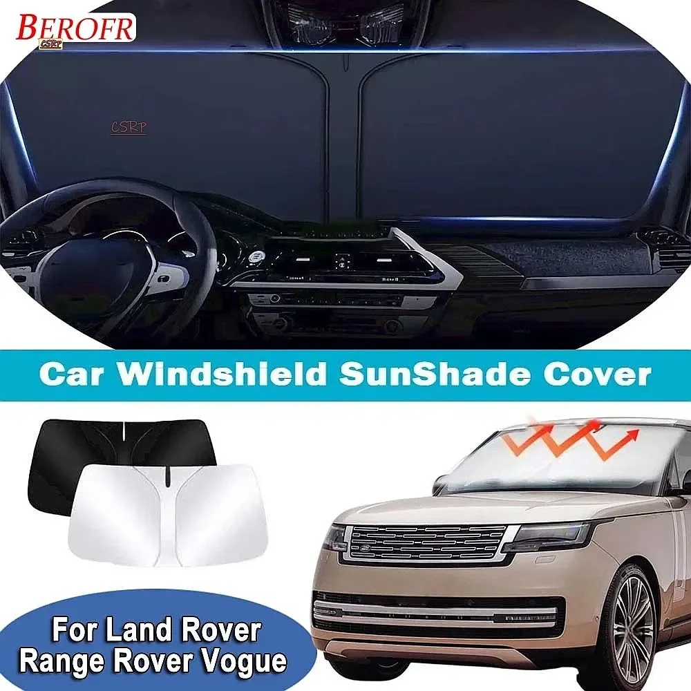 For Land Rover Range Rover Vogue 2022-2026Car Windshield Sunshade Cover Front Window Sun Shade Heat Insulation  Auto Accessories