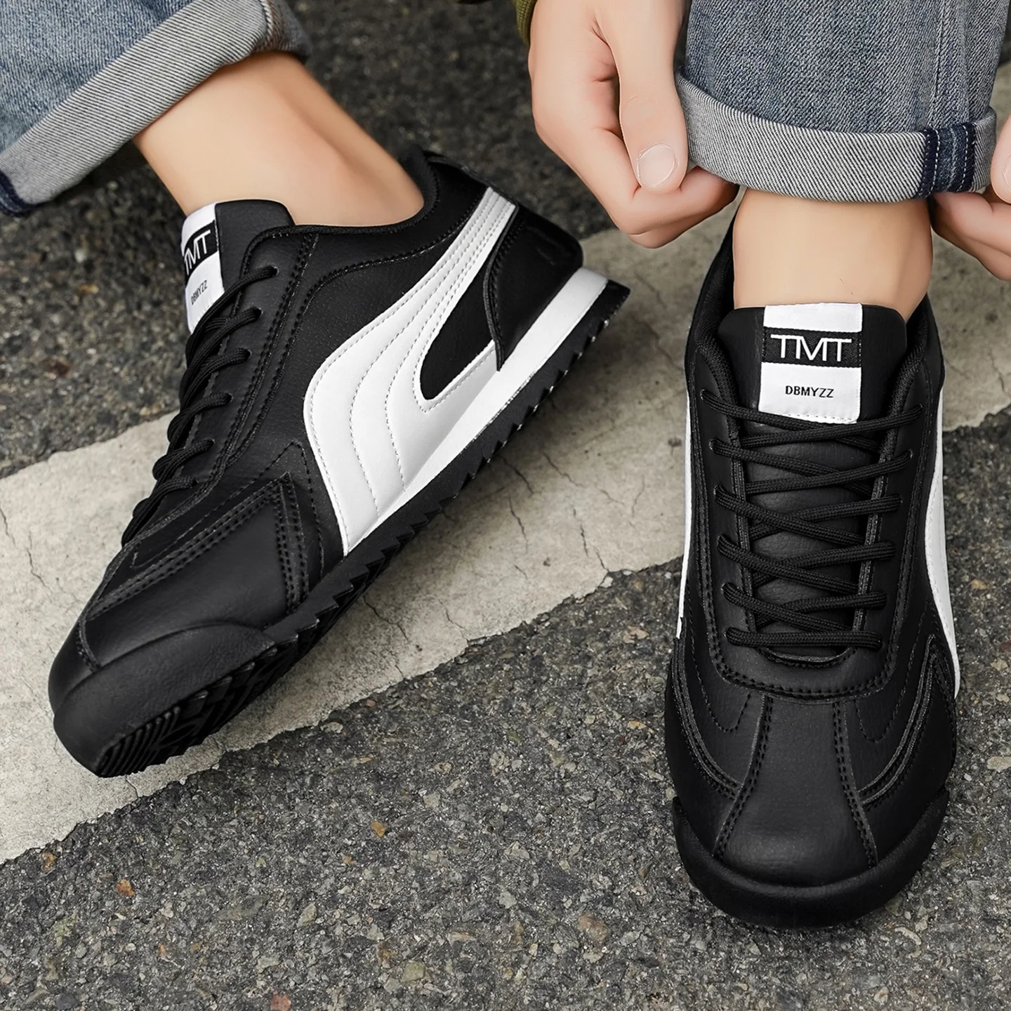 2026 Men's Leather Cortez Sneakers Stylish Versatile Non-Slip Casual Shoes