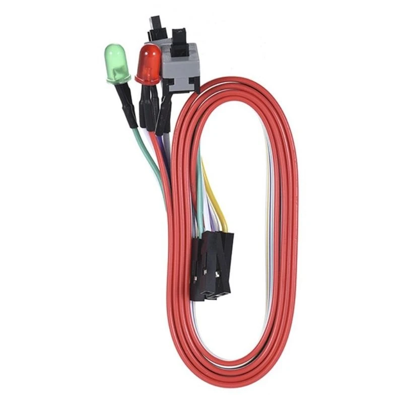 Y51A Caixa computador Redefinir o botão redefinição do 26 polegadas com luzes LED para placas -mãe