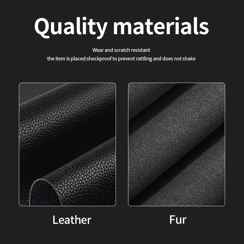 Leather Car Coaster Water Cup Holder Anti-Slip Mat Accessories For Benz CLK GLC W212 C200 C300 W203 W204 W205 W169 W176 GLC