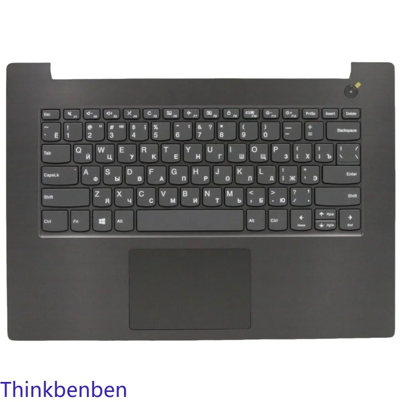 RU Russian Iron Gray Keyboard Upper Case Palmrest Shell Cover For Lenovo V330 14 14IKB 14ISK 14ARR 5CB0Q64309