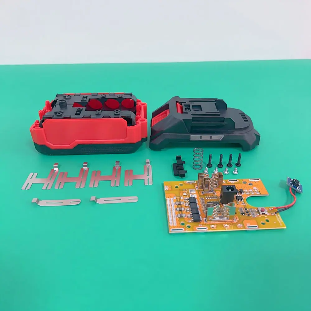 Lithium Ion Battery Enclosure Kit For For Makita Tools DIY Assembly Parts Base Circuit Protection Board Nickel Strips