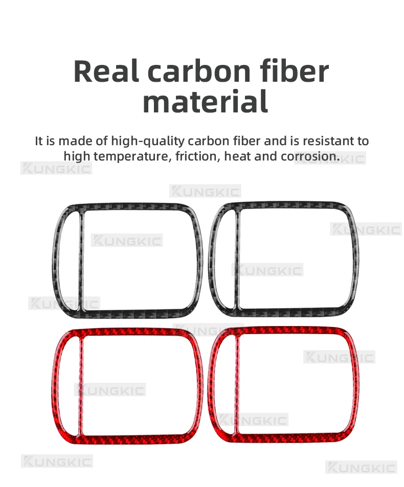 Echter Weicher Carbonfaser-Aufkleber für Seat Leon MK1 1M 1999 2000 2001 2002 2003 2004 Auto Mittelkonsole Seiten-Luftauslass Zubehör – Detail 4