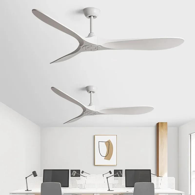 High Wind Power Ceiling Fan American Retro Fan Nordic Living Room Dining Room Industrial Commercial Inverter Lampless 110V Elect