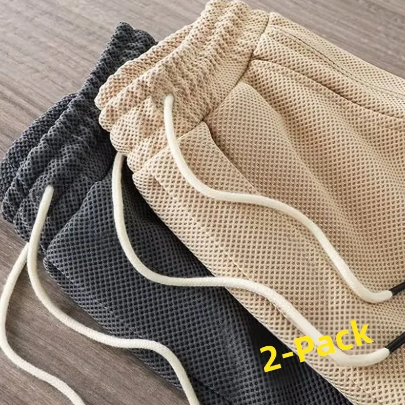 

Loose Fit Men's ort orts Thin Qui Dry f Length Spor Sle Casual Straight Leg Pants for Summer Youth Active Wear