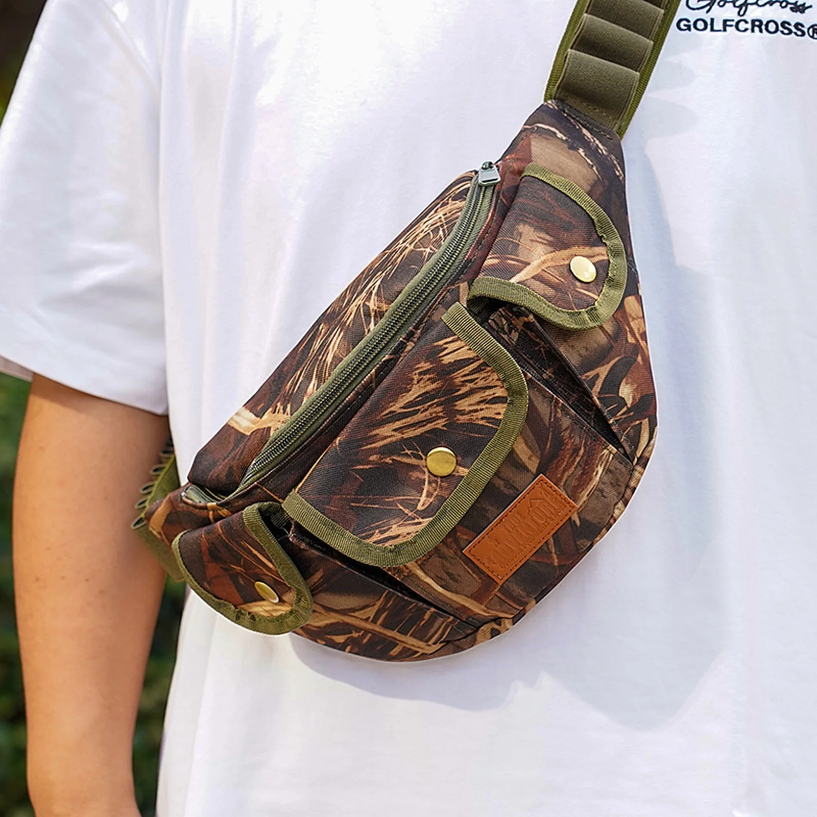 

Уличная практичная сумка через плечо, большая вместительная легкая поясная сумка, мужской многофункциональный уличный полезный рюкзак, сумка через плечо