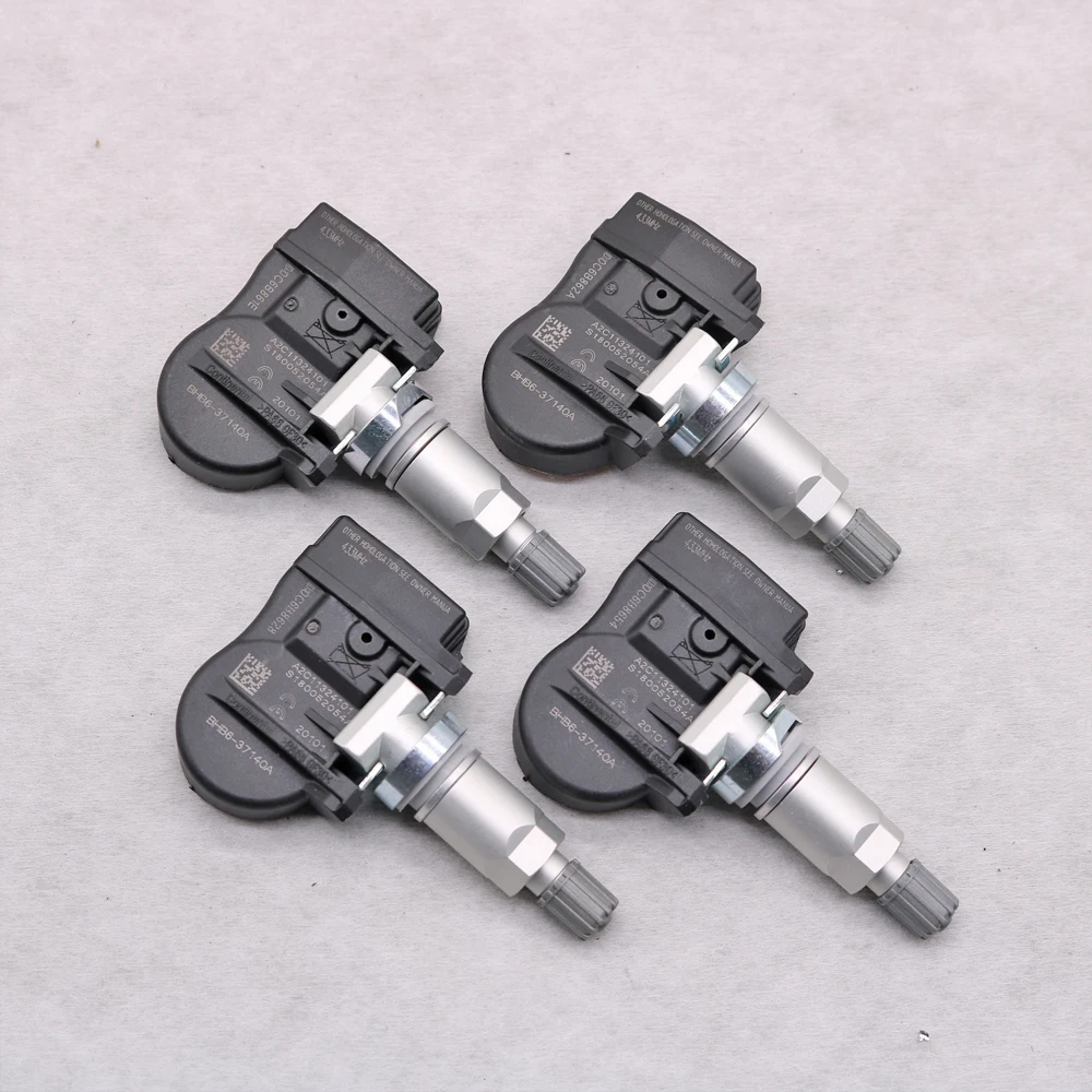 4Pcs BHB637140A BHB637140 433MHZ Tire Pressure Sensor TPMS For Mazda 2 3 5 6 CX-5 CX5 CX-6 CX6 CX-9 CX9 MX-5 Artz GS1D37140