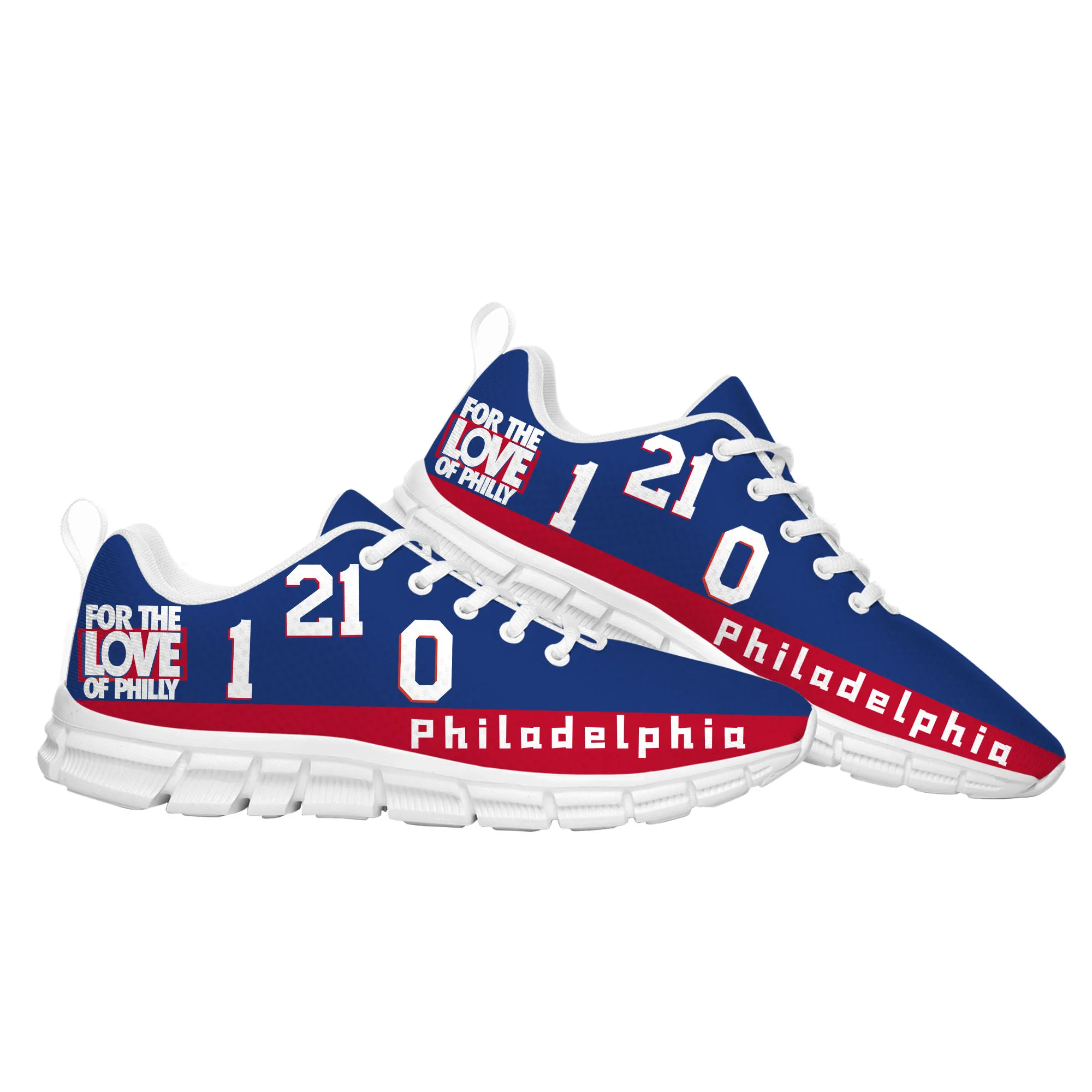 Philadelphia Number 21 1 0 For the Love of Philly Sports Shoes Mens Womens Teenager Sneakers Parent Child Sneaker Customize Shoe