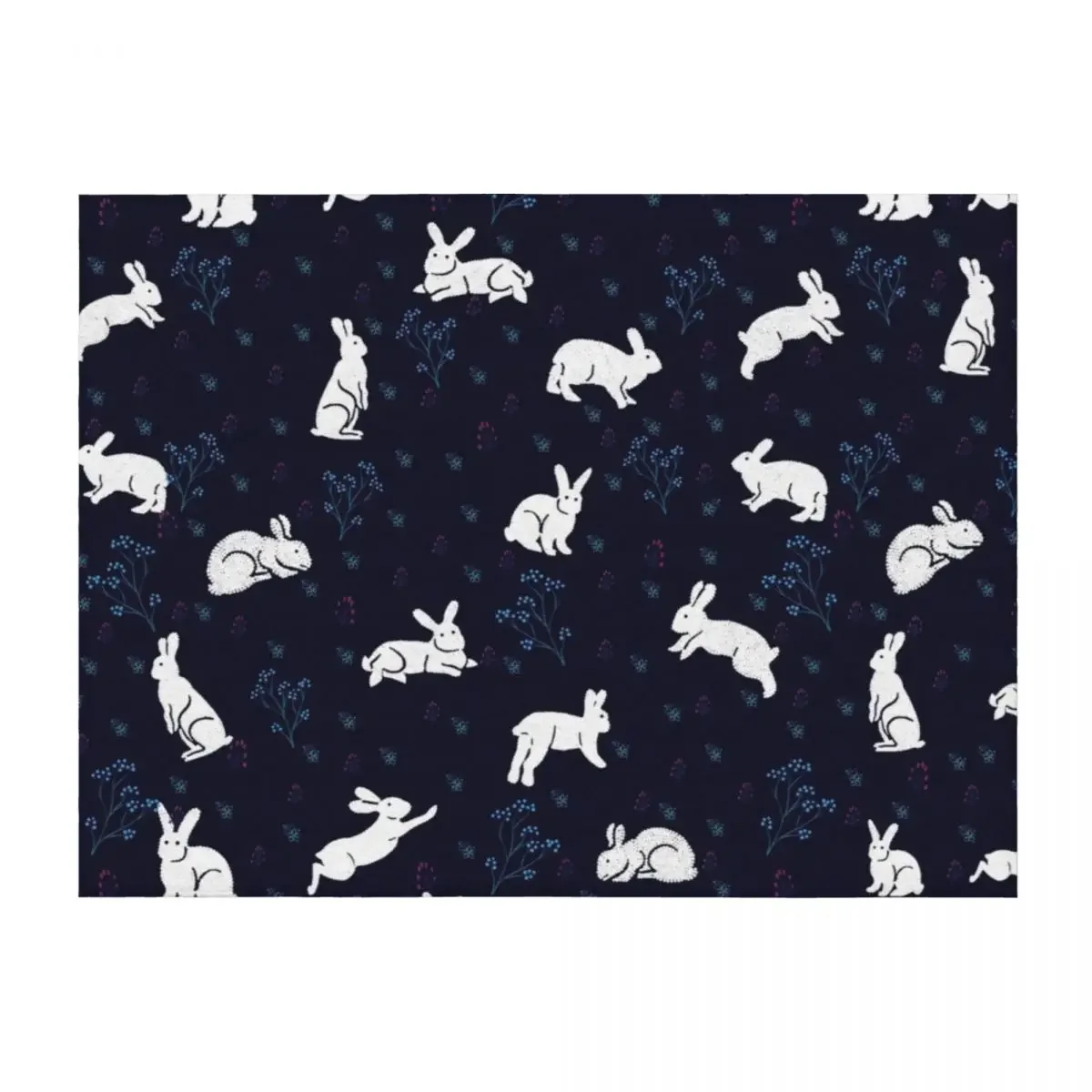 

cute bunny pattern Throw Blanket blankets and throws Luxury St Shaggy for winter Blankets