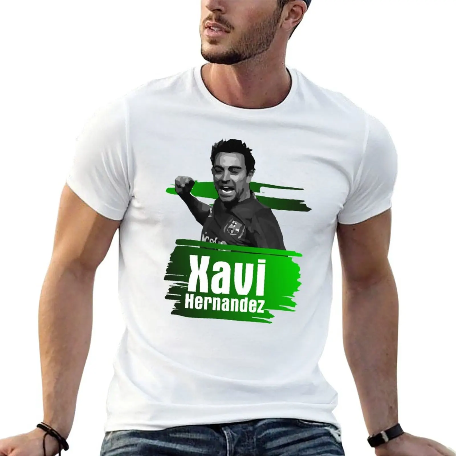 

Xavi Hernandez T-Shirt man graphic t shirt anime tshirt printed t shirts for man T-Shirt