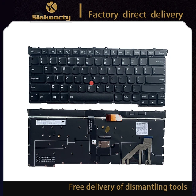SN20G18565 MQ6-84US keyboard for Lenovo thinkpad X1C Carbon 3rd 