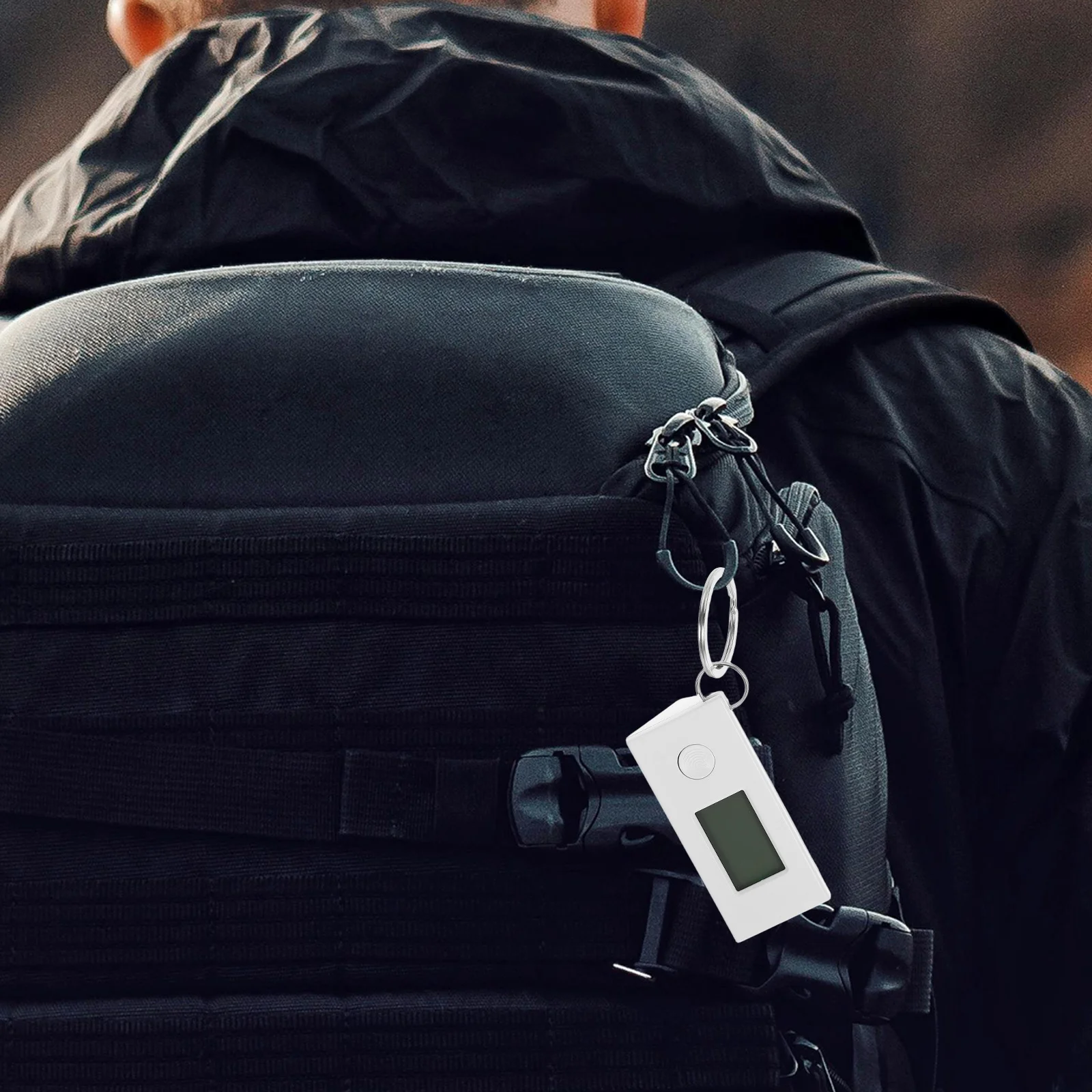 

Portable Keychain Digital Watch for Students Luminous Display Backpack Pendant Exam Study Accessory Electronic Watch