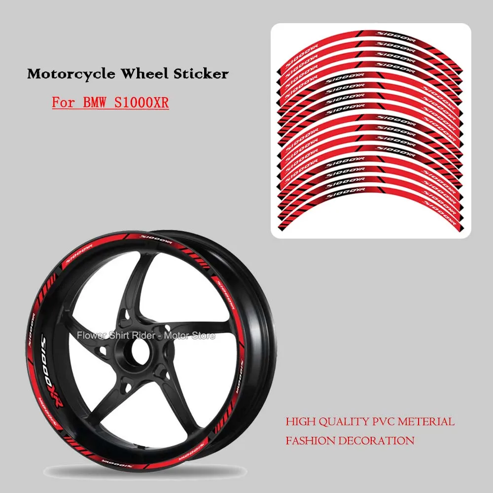 

For Bmw S1000XR s1000xr Motorcycle Wheel Sticker Waterproof Hub Decal Rim Stripe Tape