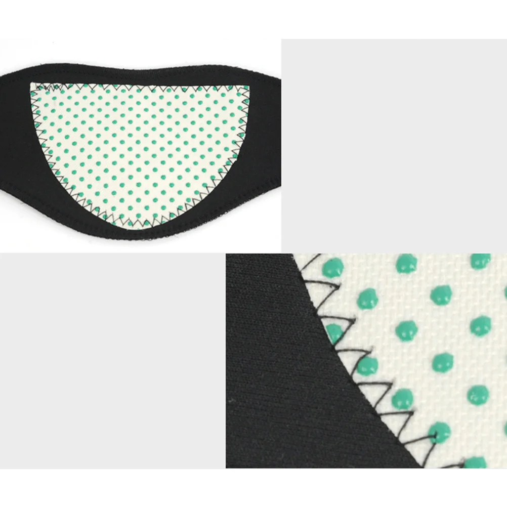 

2Pcs Magnetic Neck Brace Self Heating Support Neck Guard Breathable Soft Pain Relief Collar for Daily Use Black