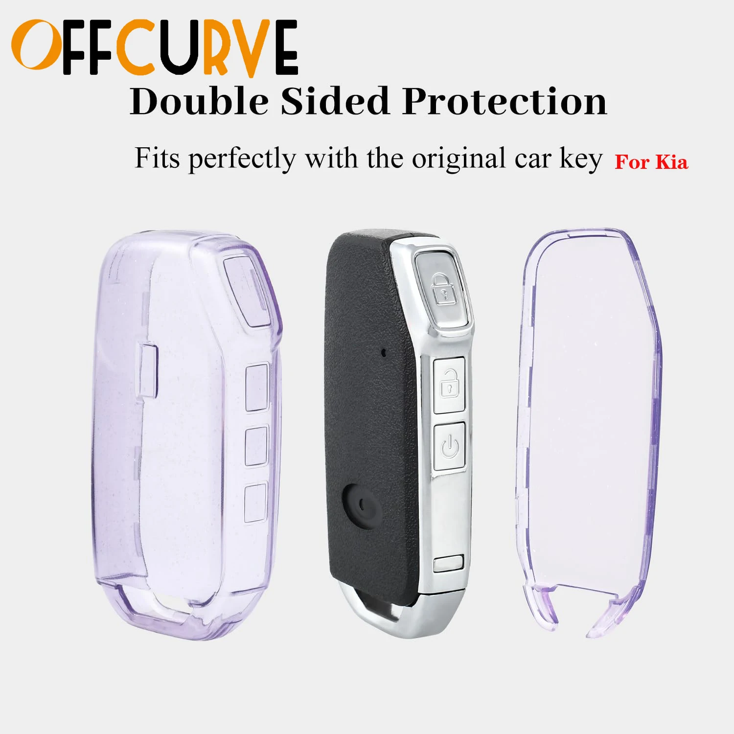 Transparent TPU Protector for Kia Key Fob Cover Case for Kia Ceed Cerato Forte NIRO Seltos Sorento Soul Sportage Telluride Smart