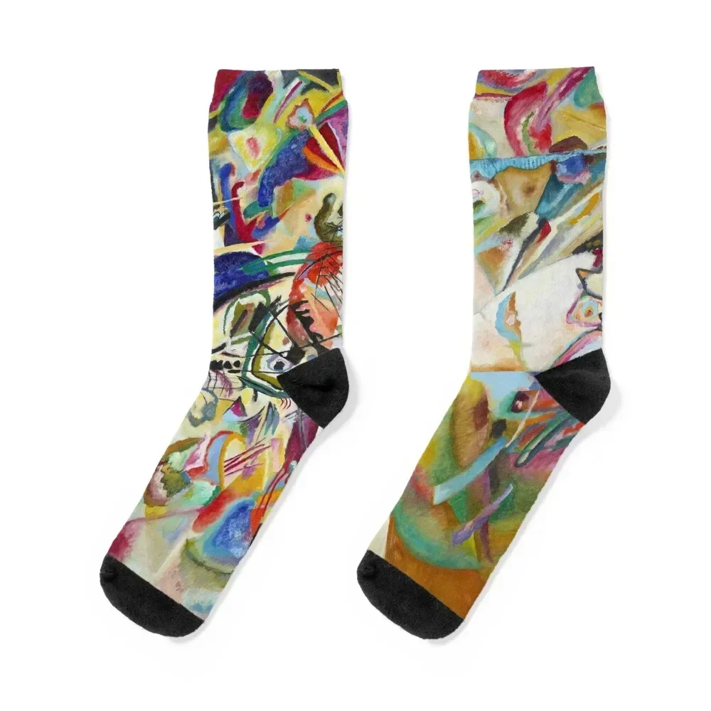 

Wassily Kandinsky - Composition VII (1913) Socks loose cartoon anti slip football Boy Socks Women's