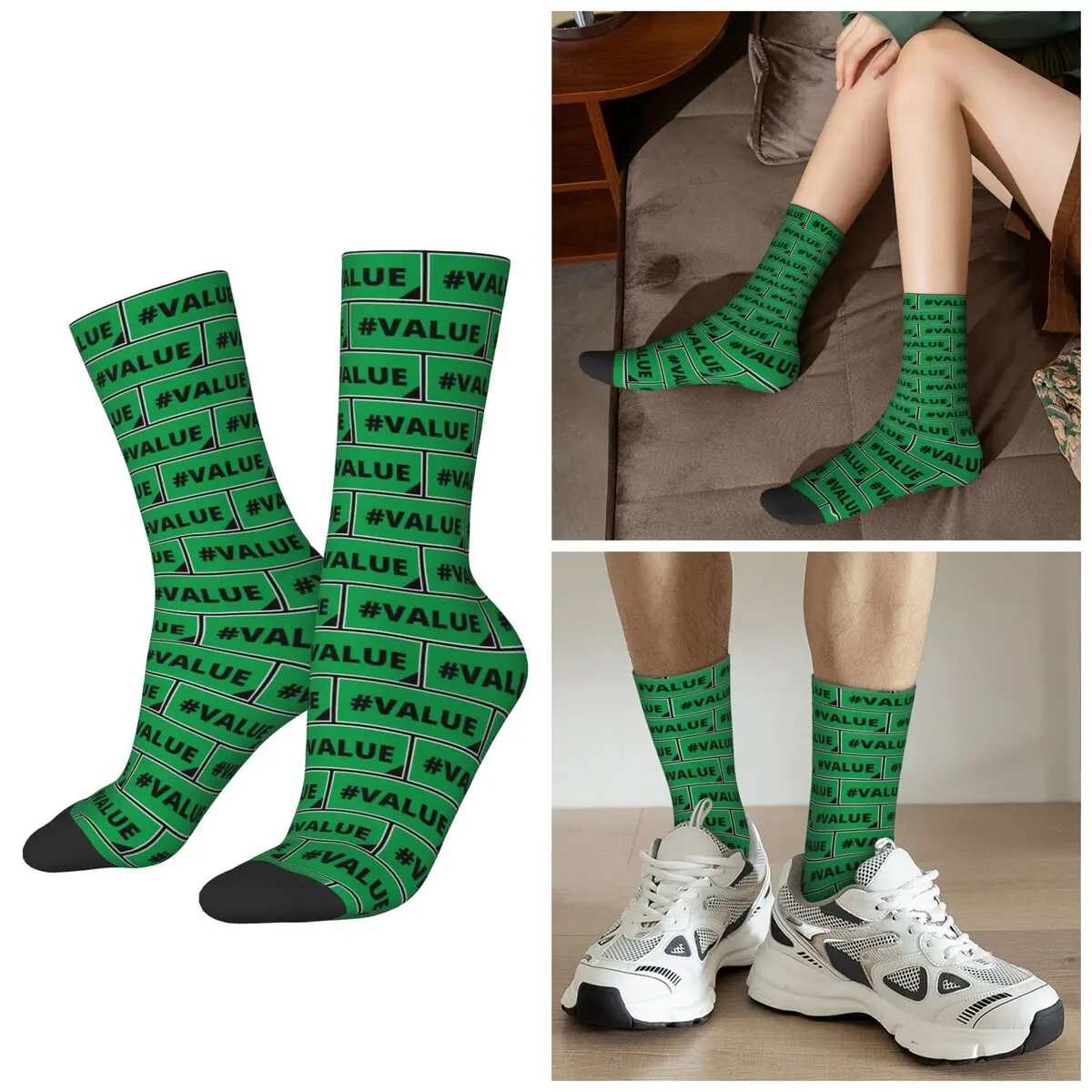 جميع المواسم Excel Value Socks Harajuku Crew Socks جوارب فائقة النعومة للرجال والنساء هدايا