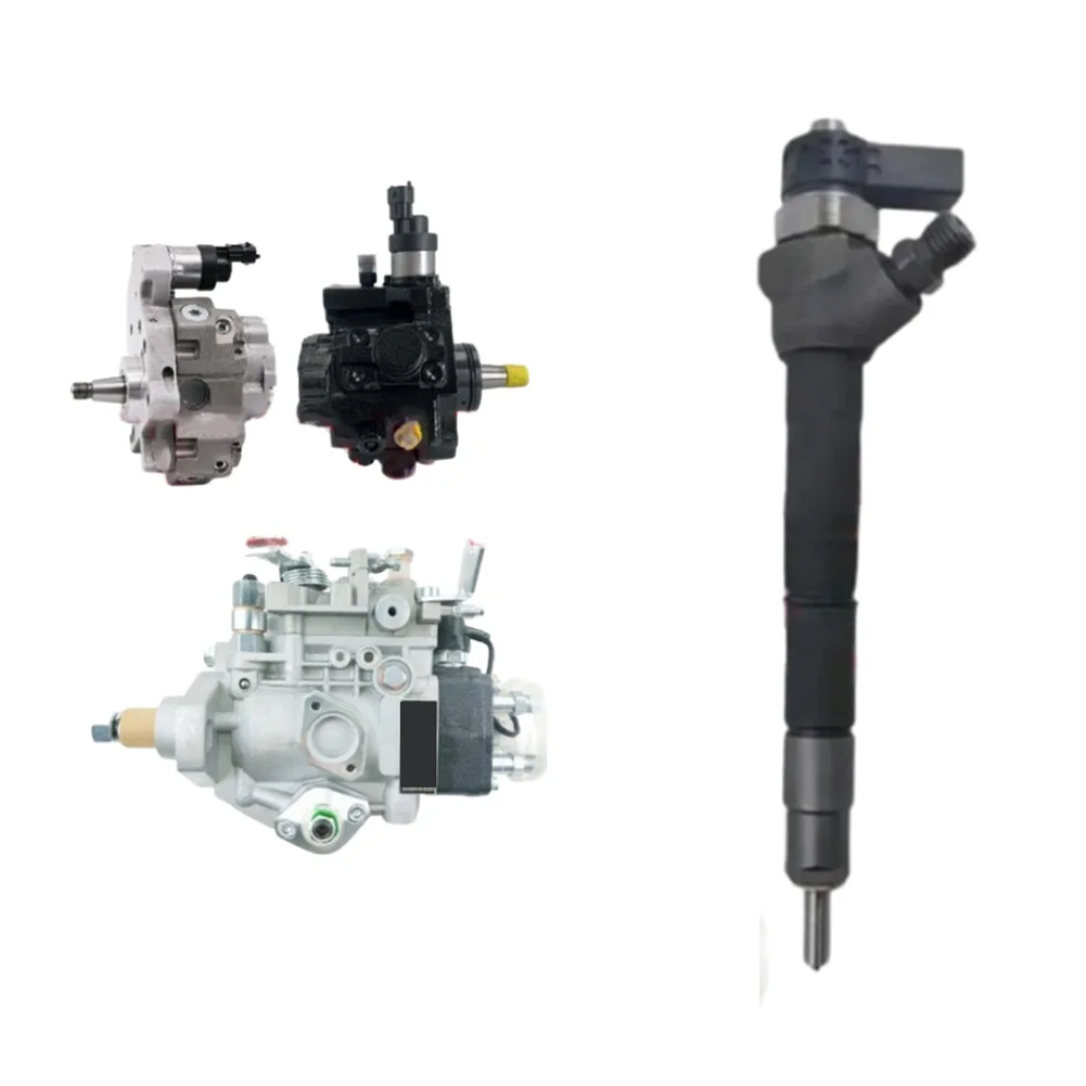 Engine Repair Black Diesel Fuel Injector Precision Fuel Injector Assembly Precision Nozzle Design Improves Fuel Efficiency