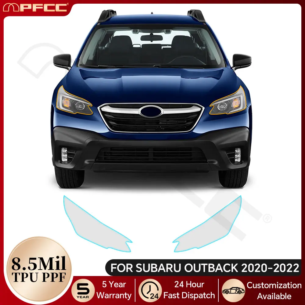 

Car Headlight Rearview Paint Protection Film For Subaru Outback 2020 2021 2022 Clear Bra Pre-cut PPF Resistant Anti-Scratch Kit