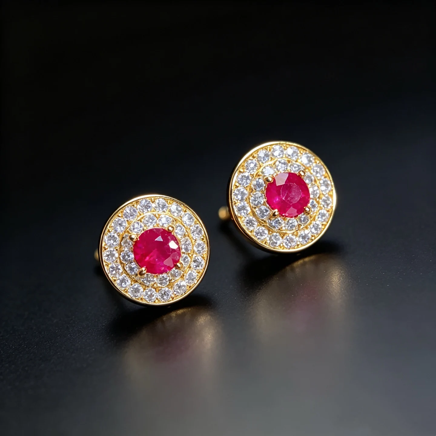 Hot Sale 925 Silver Stud Earrings 3mm 0.2ct Natural Ruby Earrings with Certificate Silver Ruby Jewelry for Women Daily Wear