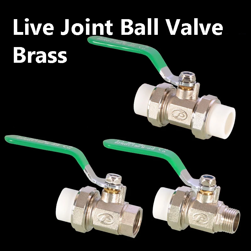 

Латунный шаровой кран PPR с двойной головкой, внутренний и внешний провод, переключатель клапана, фитинги для основного клапана, фитинги для труб с горячим расплавом