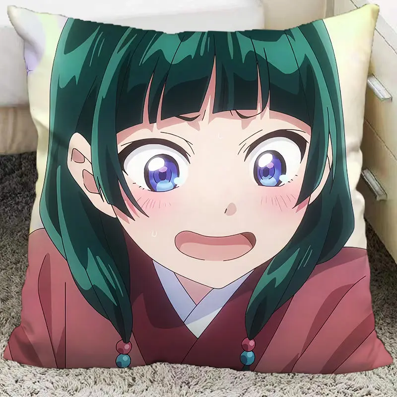Anime The Apothecary Diaries Maomao Cosplay 45CM Throw Pillows Soft Waist Sofa Cushion Throw Bedroom Pillows