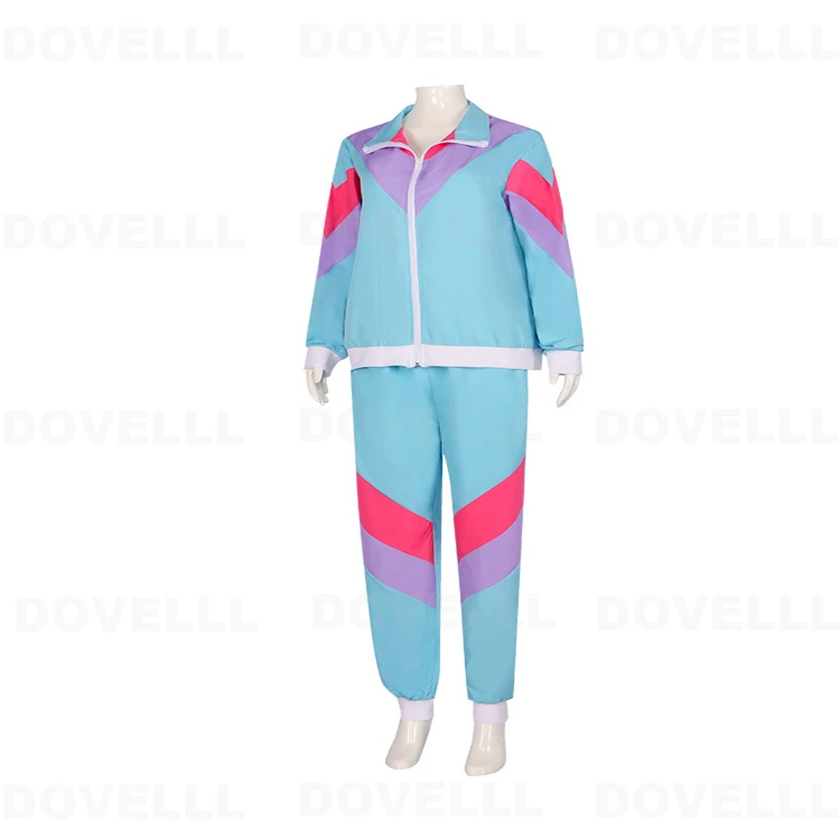 Men\'s 80s Shell Suit Fancy Dress Costume, Premium 80s Assi Tracksuit, Available Carnival Valentine\'s Day Halloween Easter Costu
